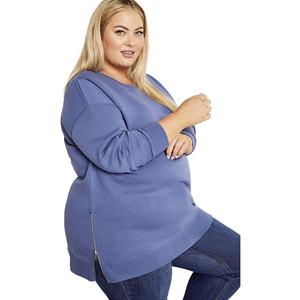 Женская футболка-лонгслив Jade Plus Size с молнией Avenue, Riviera
