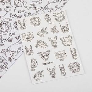 Самоклеящиеся наклейки для ногтей, Molly Lac