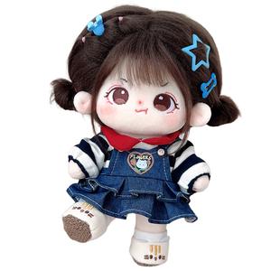 Хлопковая кукла, которую трудно утешить плюшевая кукла высотой 20 см MENGWAGONGDIAN, Hard To Pacify+Meowth Garden