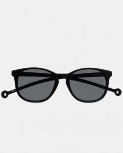 Круглые черные солнцезащитные очки из переработанных материалов Parafina, черный