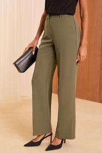 Широкие брюки с высокой талией Love & Roses, зеленый