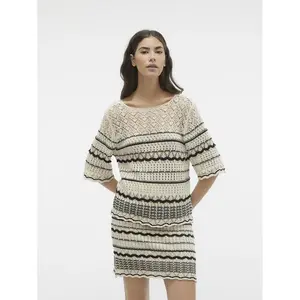 Футболка Vero Moda Minou, бежевый