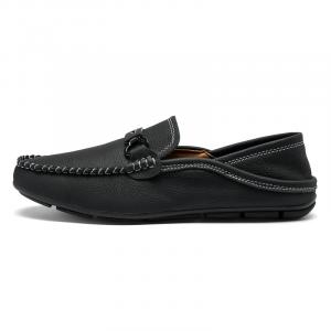 BAGE Мокасины унисекс черные, цвет Black