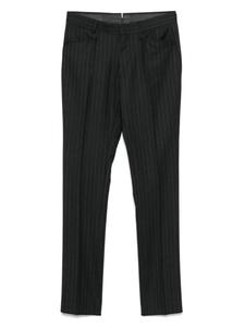 Полосатые брюки прямого кроя TOM FORD, серый