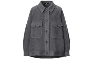 Курта-рубашка UNIQLO женская, 06 серый