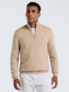 Ламевый джемпер с молнией на четверть Original Penguin, Birch