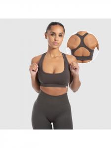 SMILODOX Спортивный бюстгальтер Louisa темно-серого цвета