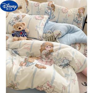 Disney Комплект постельного белья 1,5 м, 4 предмета, пододеяльник 180x220 см