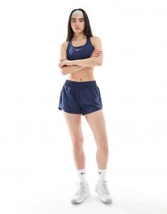 Шорты Nike One Training Dri-FIT со средней посадкой, 3 дюйма, темно-синего цвета Nike Training