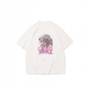 XVESSEL Vessel футболка дроп-шолдер унисекс white