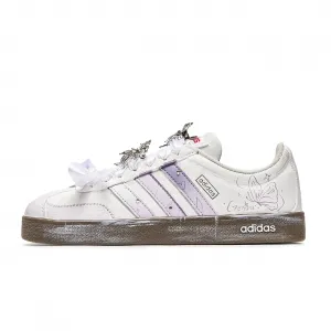 Adidas Neo VL Court 2.0 повседневные Iris нескользящие устойчивые к истиранию низкие кроссовки для скейтбординга unisex purple