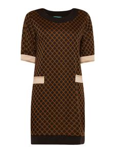 Длинное платье TOOCHE, коричневый