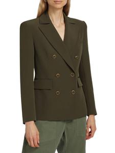 Двубортный блейзер Arielle Crepe Generation Love, цвет Pine