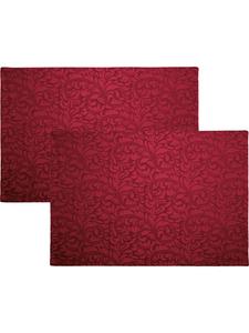 Erwin Müller Жаккардовые, хлопчатобумажные, тканые салфетки, комплект из 2 штук, цвет Hamm, рубиновый
