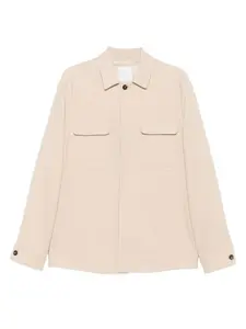 Куртка на пуговицах с карманами Eleventy, нейтральный