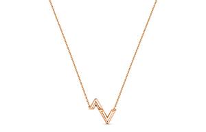 LOUIS VUITTON Кулон Lv Volt Upside Down розовое золото