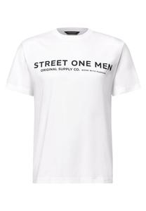 Street One MEN Футболка в белом цвете