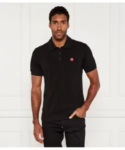 Футболка поло Slim fit Kenzo, черный