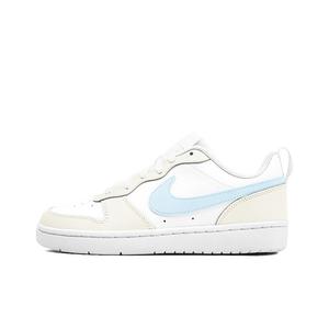 Кроссовки Nike Court Borough Skateboarding Shoes Women's Low-top White/beige/blue, светло-желтый
