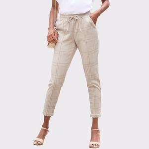 Женские укороченные брюки на резинке Lascana, Beige Rose