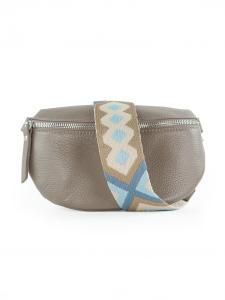 Поясная сумка lePelou JUNA small, серо-коричневый