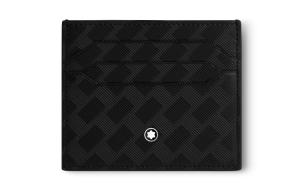 Montblanc Мужской держатель для карт из натуральной коровьей кожи, черный