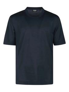 Футболка с круглым вырезом Zegna, синий