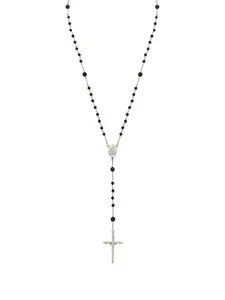 Rosary gemstone-detail necklace DOLCE & GABBANA, черный