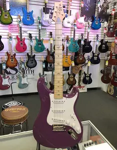 Электрогитара PRS SE Silver Sky, цвет Summit Purple. Гриф из клена, сумка для переноски