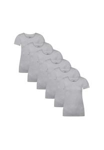 Футболка Кейт 6 шт. майка с круглым вырезом одинарный трикотаж Bamboo Basics, серый