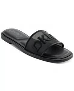 Женские сандалии Badin Slide на плоской подошве DKNY, черный