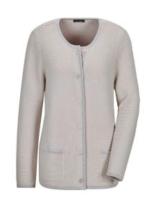 Goldner Вязаный кардиган светло-серого цвета