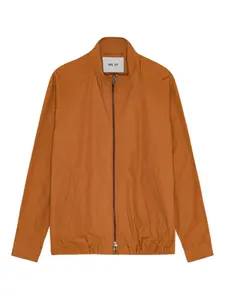 Бомбер Dave на молнии Nn07, коричневый