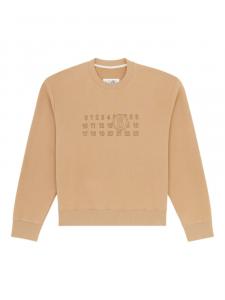 Хлопковая толстовка MM6 Maison Margiela, нейтральный