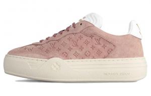 Женские розовые скейтерские кеды Groovy Low Top LOUIS VUITTON