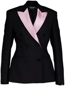 Двубортный блейзер TOM FORD, черный