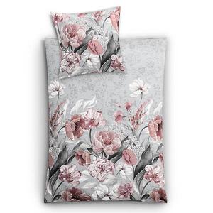 Сатиновое постельное белье Kleine Wolke Hanako, 135x1x200 см цвет silbergrau