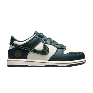 Кроссовки Dunk Low PS 'Deep Jungle', зеленый