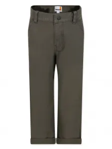 Прямые брюки с подворотами Timberland Kids, зеленый