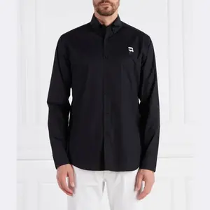 Рубашка стандартного кроя Karl Lagerfeld, черный