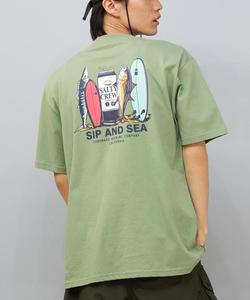 Футболка с коротким рукавом, принт на спине SALTY CREW