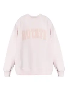 Свитшот с нашивкой-логотипом Rotate Birger Christensen, розовый