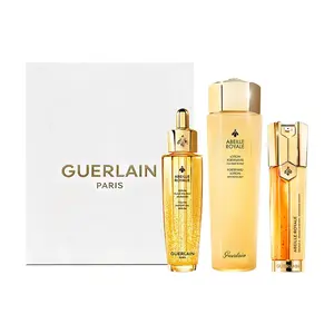 Оригинальный набор сывороток и средств по уходу за кожей в двойных тюбиках с пчелиной эссенцией: разглаживание морщин и подтяжка кожи Guerlain, fourth generation original bee 30ml+bee essence water 150ml+dual tube serums 50ml+official box
