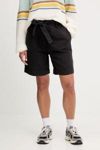 Льняные шорты N-Nice Napapijri, черный