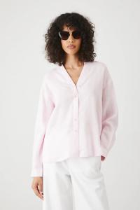 Льняная блузка Medicine, розовый