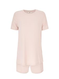 Короткий пижамный комплект Dagi, пастельно-розовый