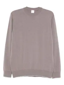 Кашемировый свитер с круглым вырезом Eleventy, фиолетовый