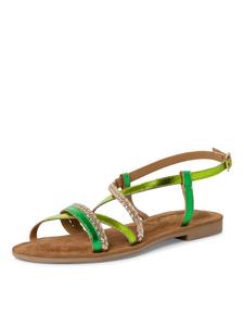Сандалии на плоской подошве Tamaris, зеленый