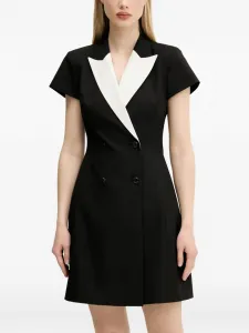 Двубортное платье мини HUGO, черный