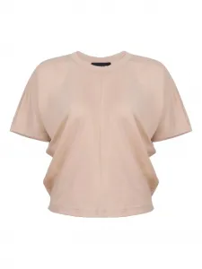 Футболка с круглым вырезом Fabiana Filippi, розовый